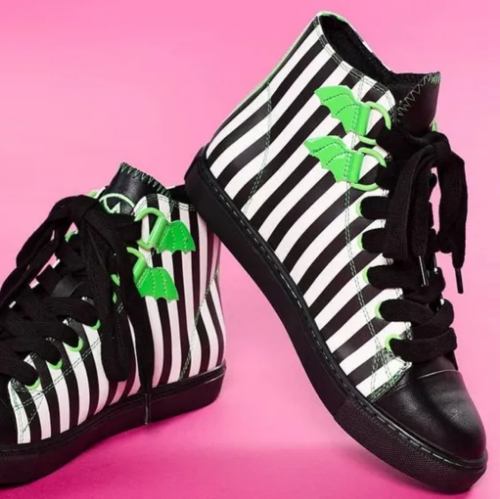 Strange Cvlt Striped Beetle Sneakers